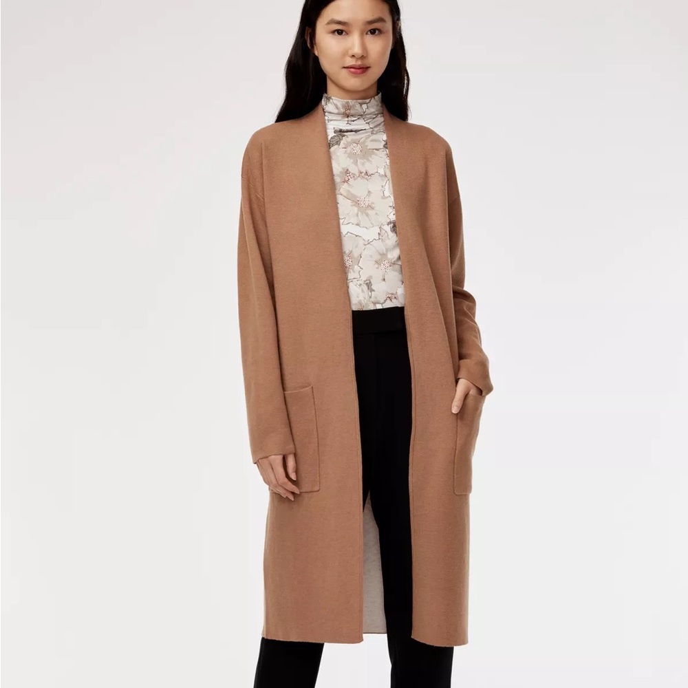 Aritzia Babaton Lance Cardigan - Camel